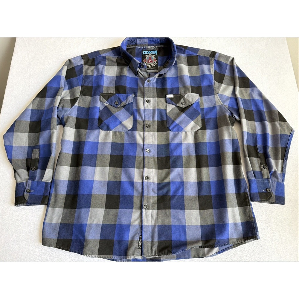Dixxon Flannel Co The Portside Mens 4XL Plaid Long Sleeve Limited Edition